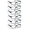 Boost Eyewear Reading Glasses, Traditional Black Frames, Comfort Spring Loaded Hinges, 6PK 26150 - alternate 2